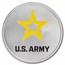 1 oz Silver Colorized Round - U.S. Army Logo (New) (In TEP)