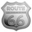 1 oz Silver - Icons of Route 66 Shield (Jack Rabbit Trading Post)