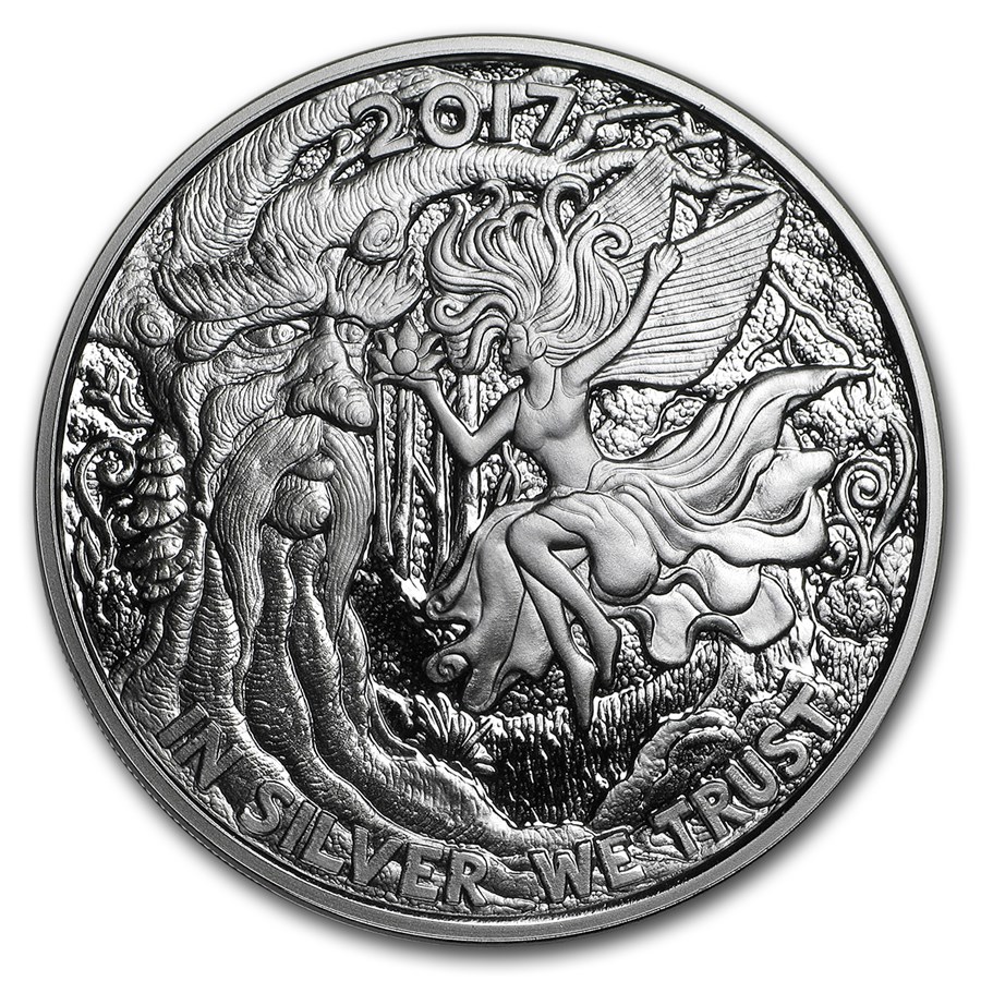 Buy 1 oz Silver Proof Round - 2017 Reddit Silverbug: Ariel Tree Fairy |  APMEX