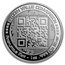 1 oz Silver Proof Round - Bitcoin Value Conversion | QR Code