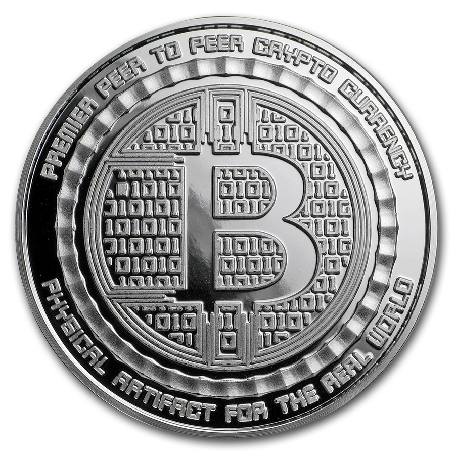 1 oz silver proof round bitcoin value conversion price