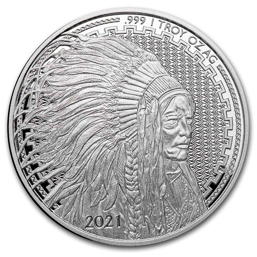 1 oz Silver Round - 2021 Liberty Trade Buffalo