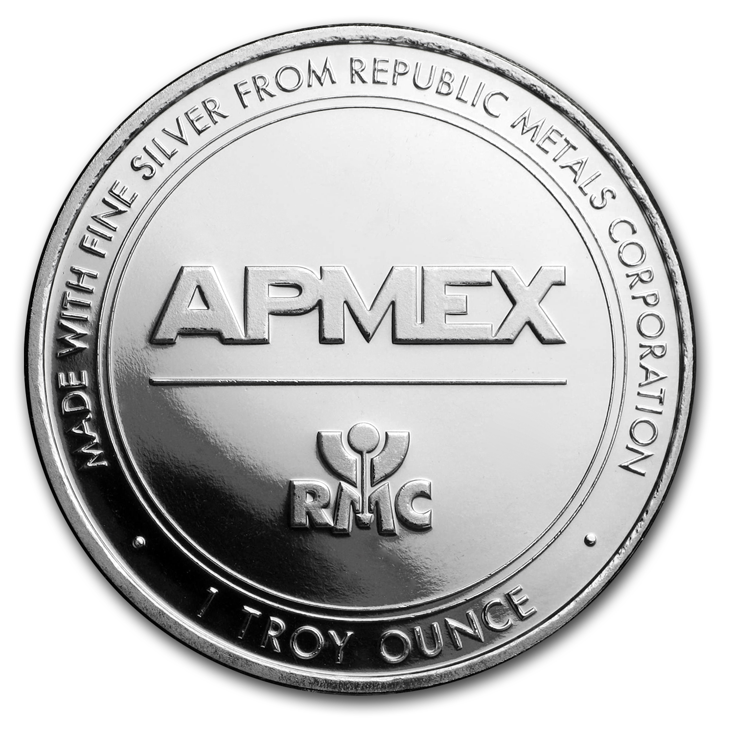 Buy 1 Oz Silver Round - APMEX/RMC (.9999 Fine, Co-Branded) | APMEX