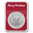 1 oz Silver Round - APMEX (w/Christmas Sweater Card, In TEP)