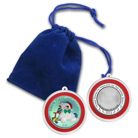 Buy 1 oz Silver Round - Baby's First Christmas (Enameled) | APMEX