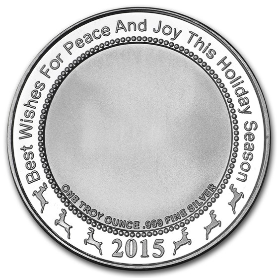 Buy 1 oz Silver Round Baby's First Christmas APMEX