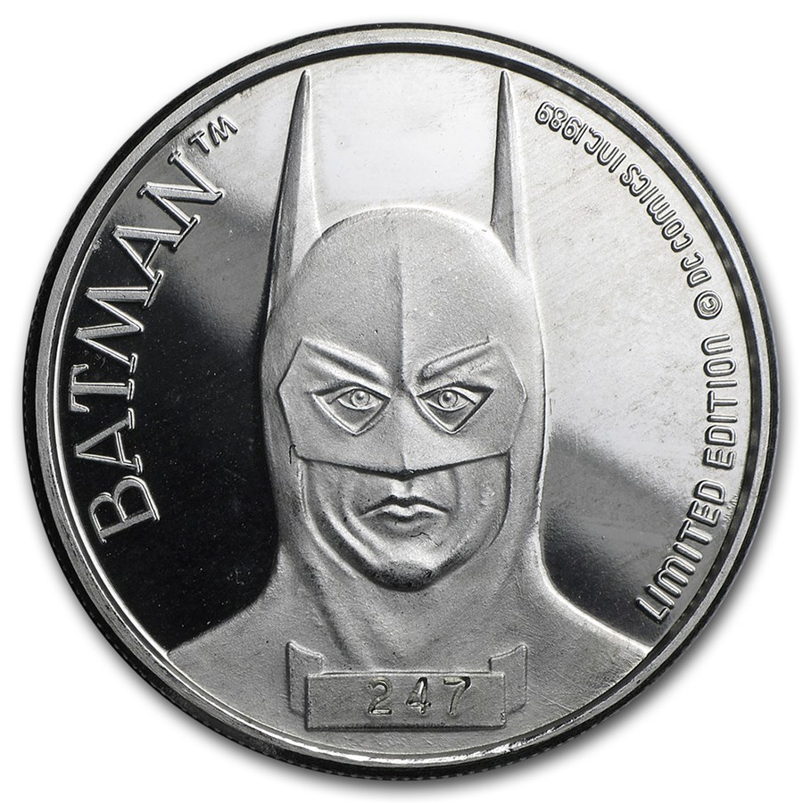 Buy 1 oz Silver Round - BATMAN (50th Anniversary, Random Motif) | APMEX