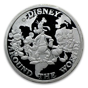 Buy 1 oz Silver Round - Disney/Around the World (Goofy) | APMEX