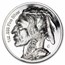1 oz Silver Round - Domed Ultra High Relief Buffalo Nickel
