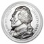 1 oz Silver Round - Domed Ultra High Relief Jefferson Nickel