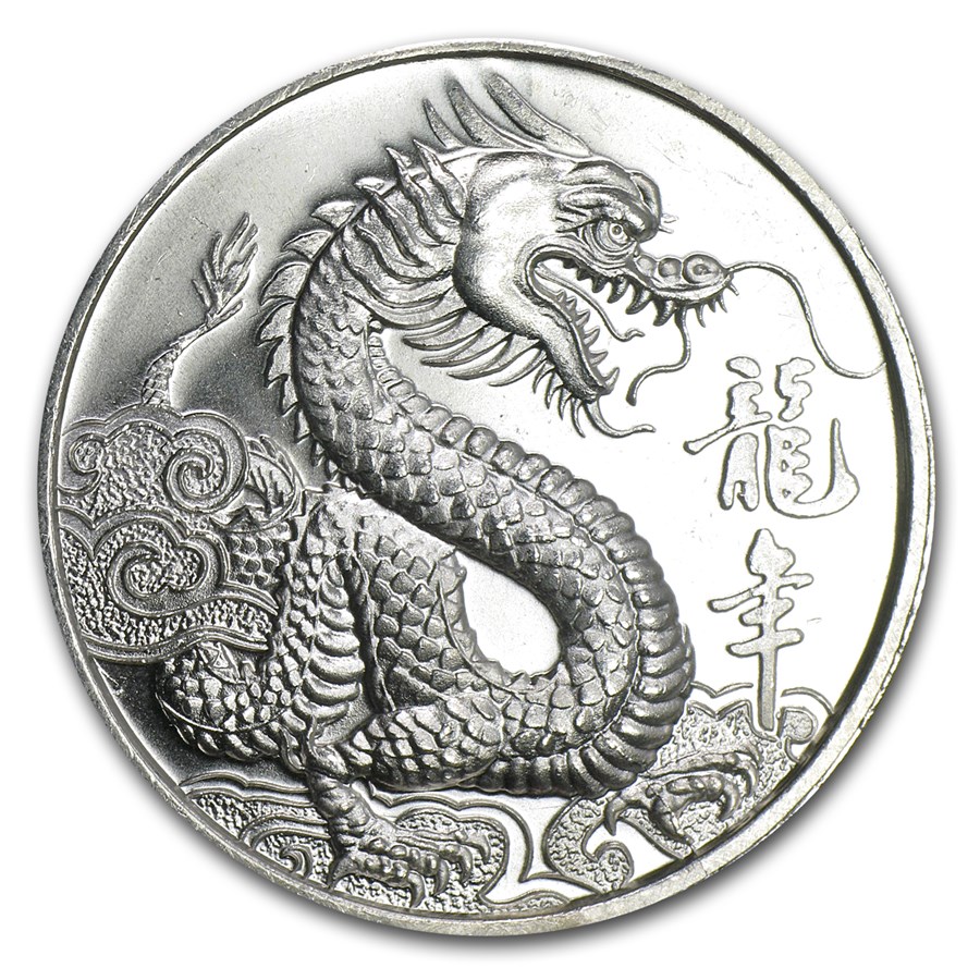 Buy 1 oz Silver Round - Dragon | APMEX