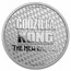 1 oz Silver Round - Godzilla x Kong - Kong Colorized