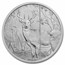 1 oz Silver Round - Gun & Rod (Deer)