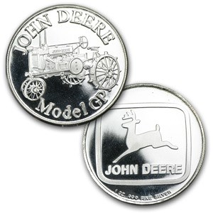 Buy 1 oz Silver Round - JOHN DEERE (Random Motif) | APMEX
