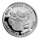 1 oz Silver Round - Koala (1989, New Queensland Mint)