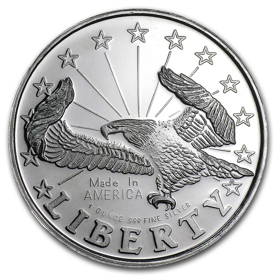 1 oz Silver Round - Liberty Eagle