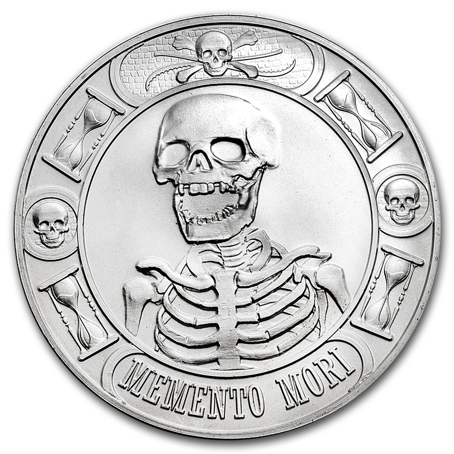 Buy 1 oz Silver Round - Memento Mori (Anonymous Mint) | APMEX