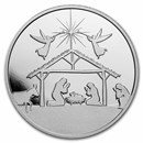 1 oz Silver Round - Nativity Scene