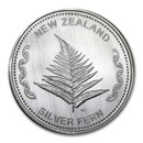 1 oz Silver Round - New Zealand Silver Fern