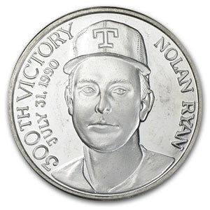 Buy 1 oz Silver Round - Nolan Ryan (Proof) | APMEX