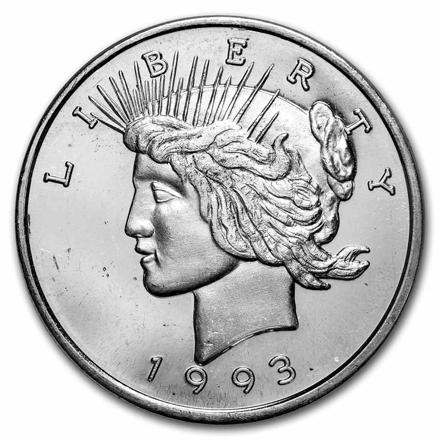 Buy 1 oz Silver Round Peace Dollar (APM Trade Unit) APMEX