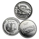 1 oz Silver Round - Rarities Mint (Random Motif)