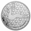 1 oz Silver Round - Reindeer