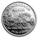 1 oz Silver Round - Stagecoach (Fractional)