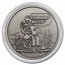 1 oz Silver Round - Steamboat Willie (Antiqued)