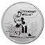 1 oz Silver Round - Steamboat Willie BU