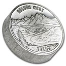 1 oz Silver Round - Swiss of America (Golden West)