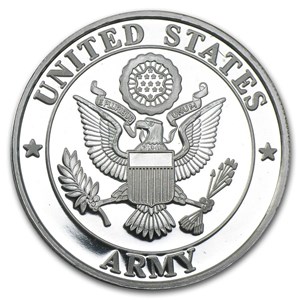 Buy 1 oz Silver Round - U.S. Army | APMEX