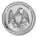 1 oz Silver Round - Vintage Eagle & Flag