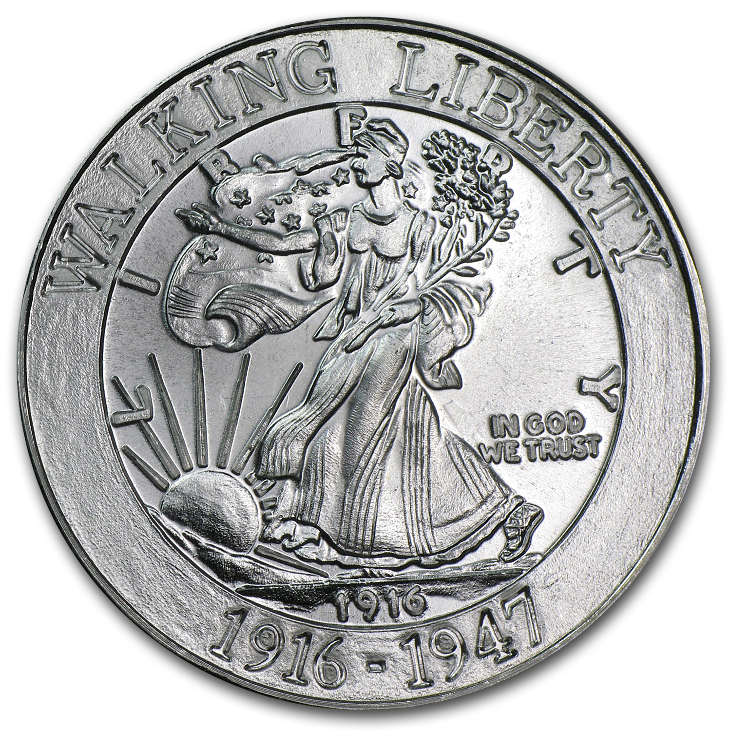 Buy 1 oz Silver Round - Walking Liberty (1916-1947) | APMEX