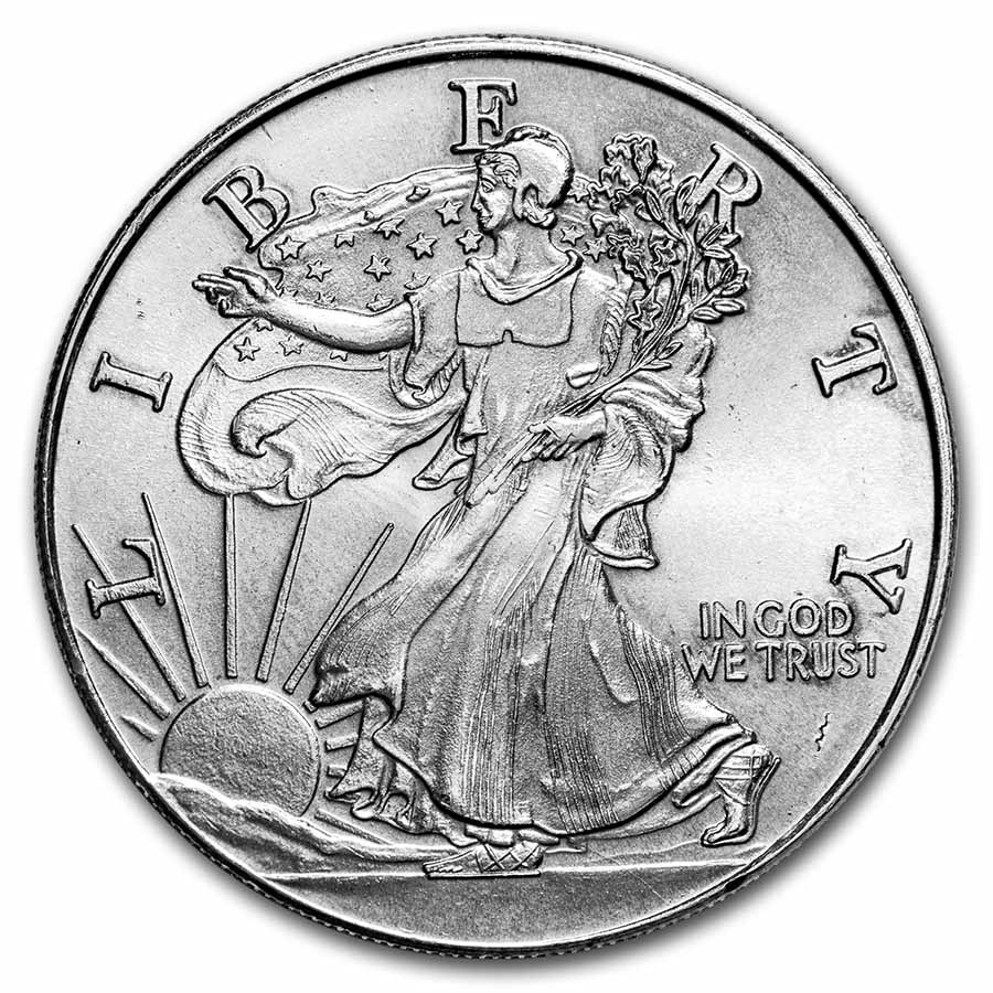 Buy 1 oz Silver Round Walking Liberty APM Trade Unit APMEX