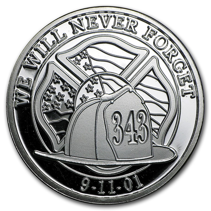 Buy 1 oz Silver Round - We Will Never Forget | APMEX