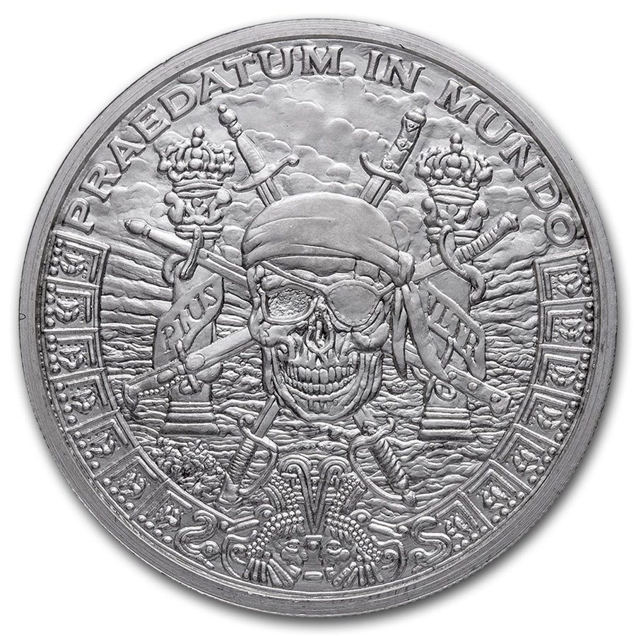 Buy 1 Oz Silver Shield Round - Pieces Of Eight 