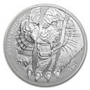 1 oz South Korean Silver Tiger BU (Random Year)