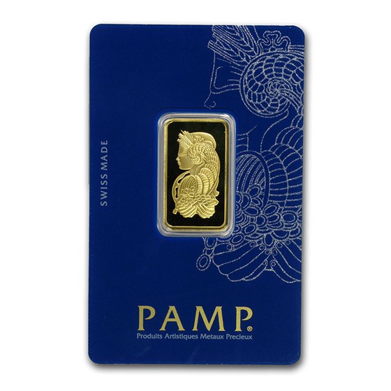 Buy 1 Tola Gold Bar - PAMP Suisse Fortuna | APMEX