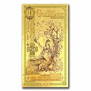 1 Utah Goldback - Aurum Gold Foil Note (24k)