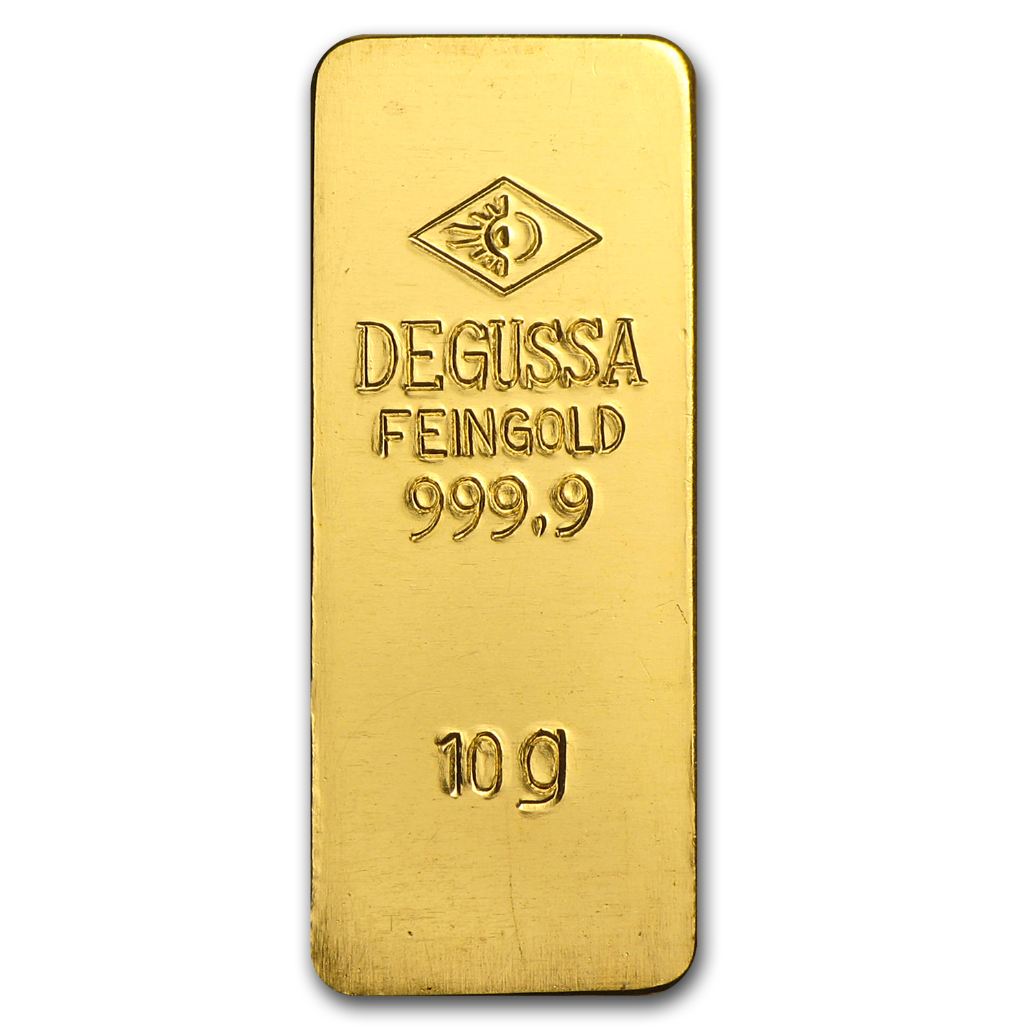 Goldbarren 10 g Gramm, Degussa Gold 999.9 , klassische store Form