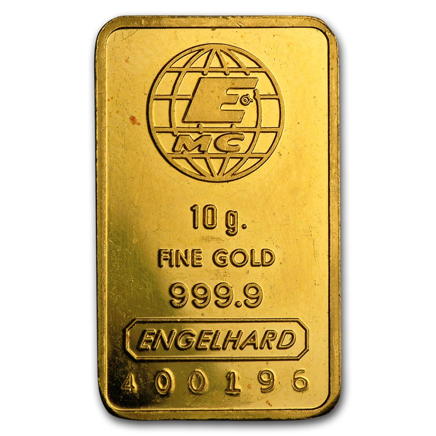 Buy 10 gram Gold Bar - Engelhard | APMEX