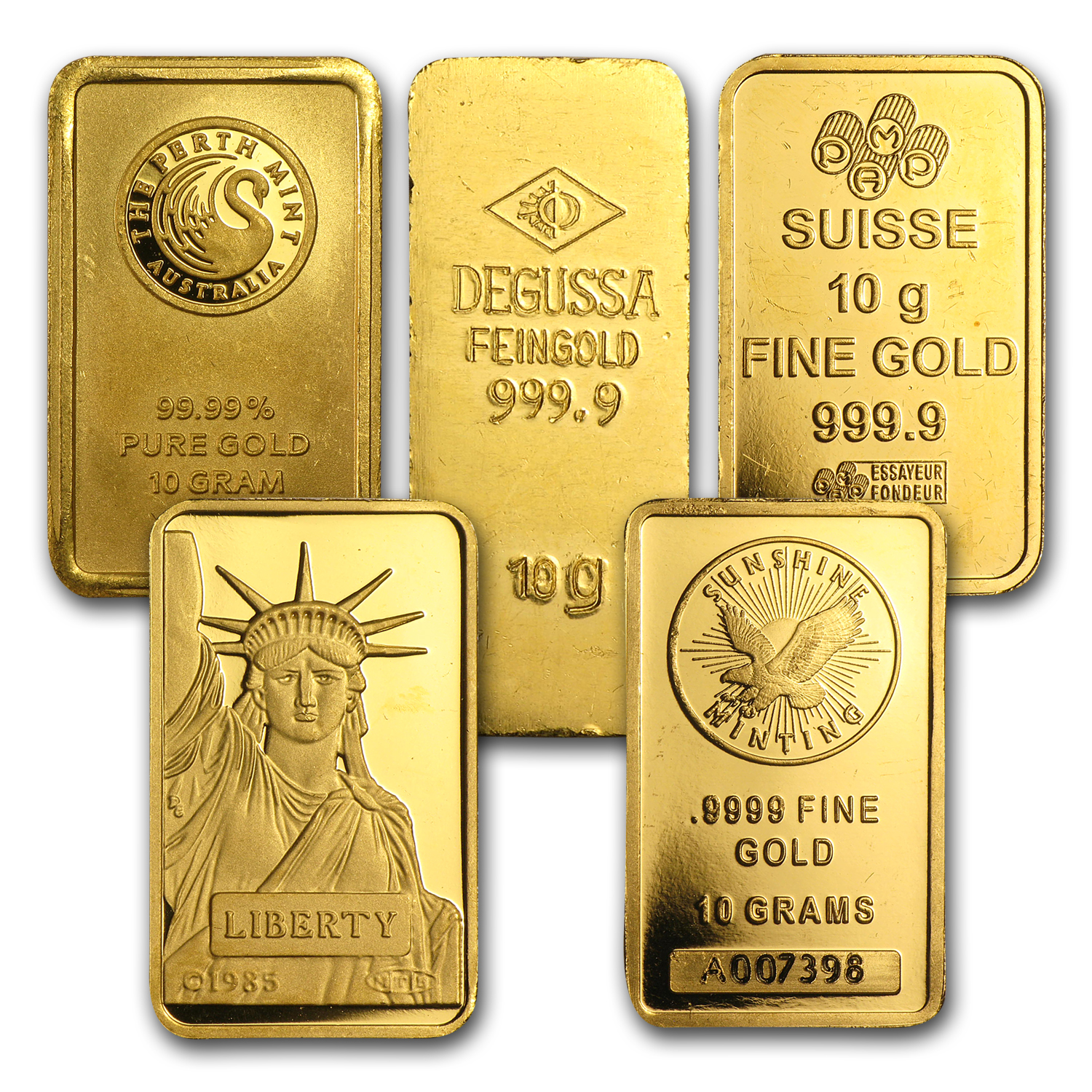 Buy 10 Gram Gold Bar - Secondary Market | APMEX