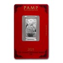 10 gram Silver Bar - PAMP Suisse (Year of the Ox)