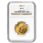 $10 Indian Gold Eagle MS-62 NGC (Random)