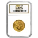 $10 Indian Gold Eagle MS-65 NGC (Random)