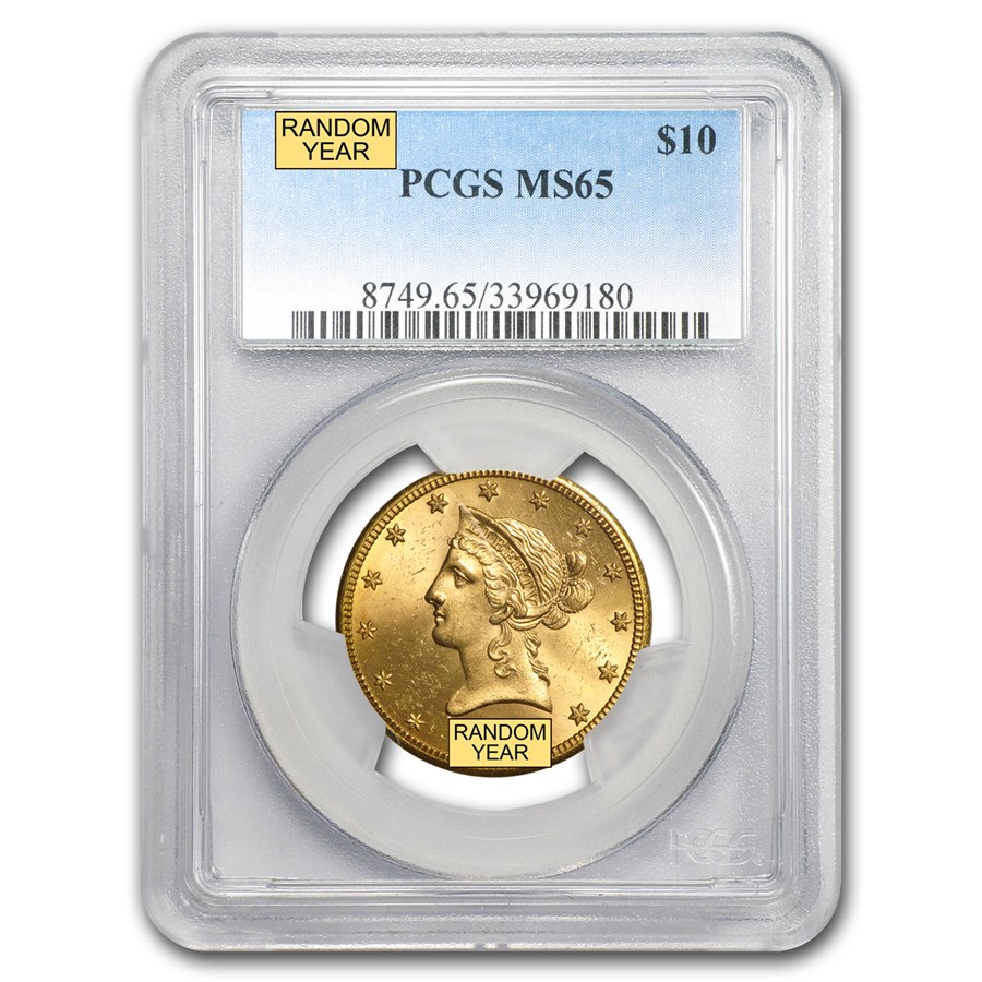 Buy $10 Liberty Gold Eagle MS-65 PCGS (Random) | APMEX