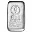 10 oz Cast-Poured Silver Bar - 9Fine Mint