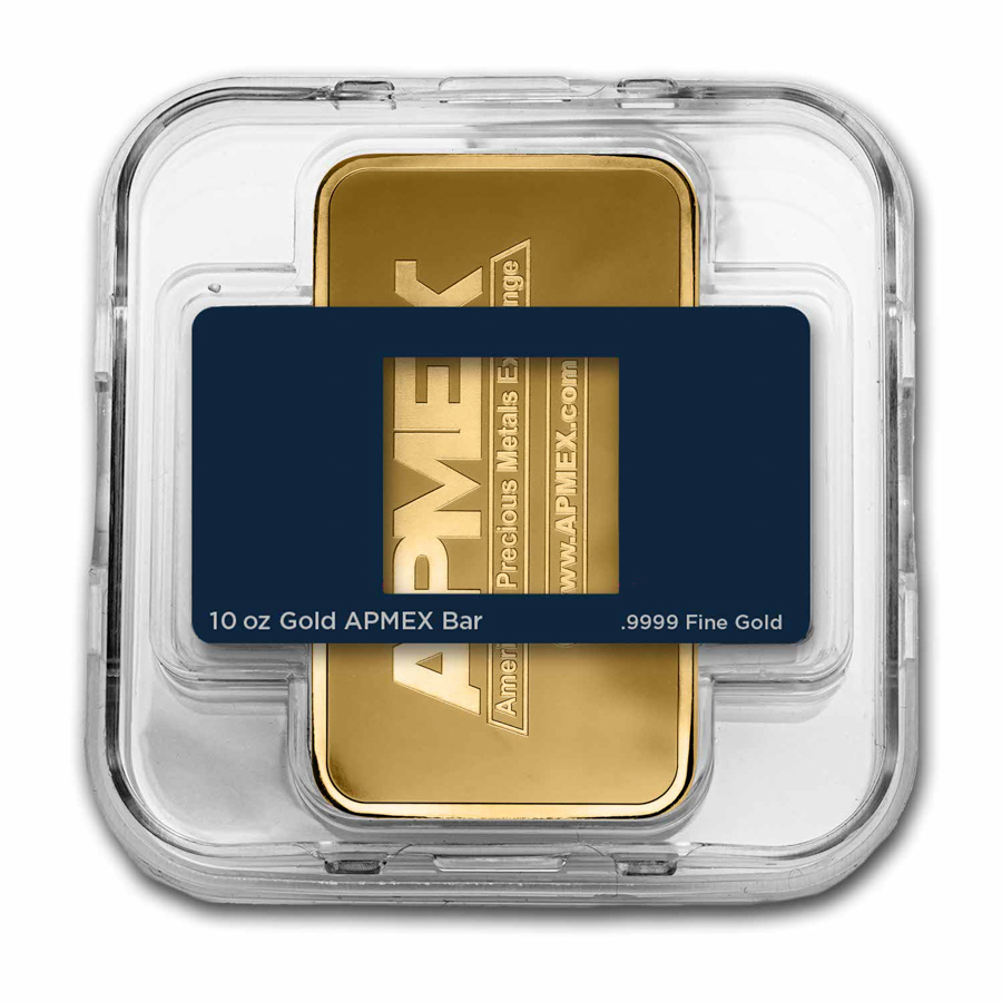 Buy 10 Oz Gold Bar - APMEX (TEP) | APMEX