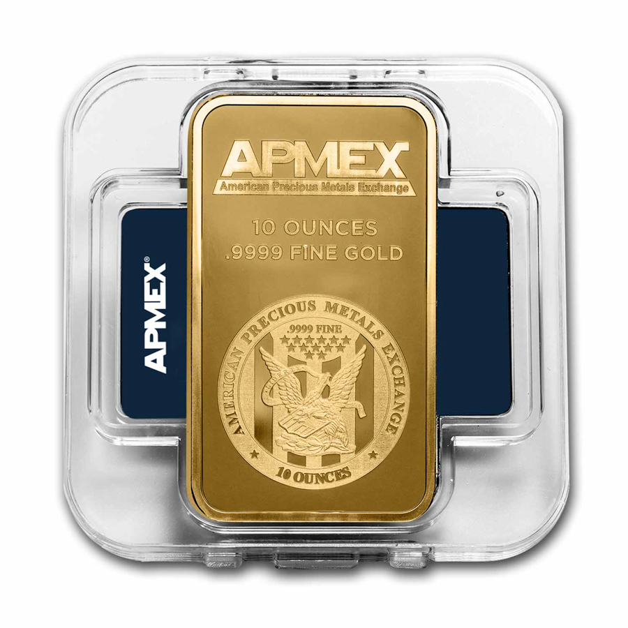 Buy 10 Oz Gold Bar - APMEX (TEP) | APMEX